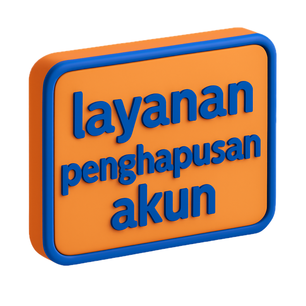 layanan penghapusan akun
